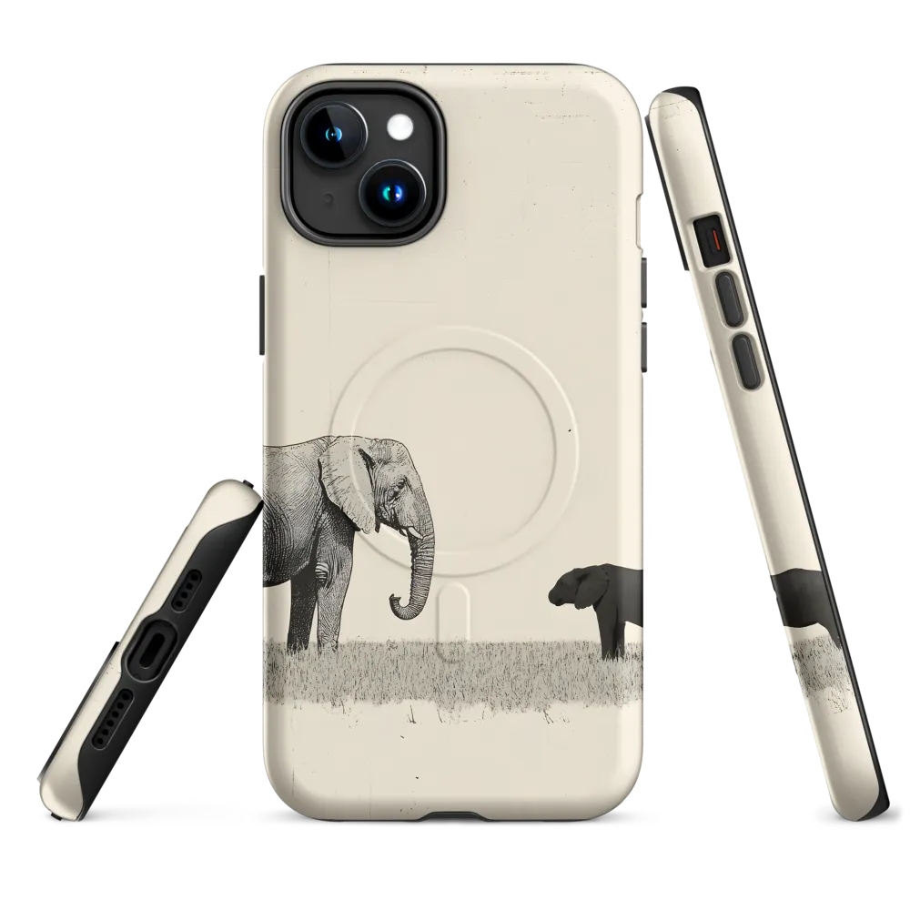 Contrasting Companions | Phone Case |  15 Plus | MagSafe® Tough Case | Matte