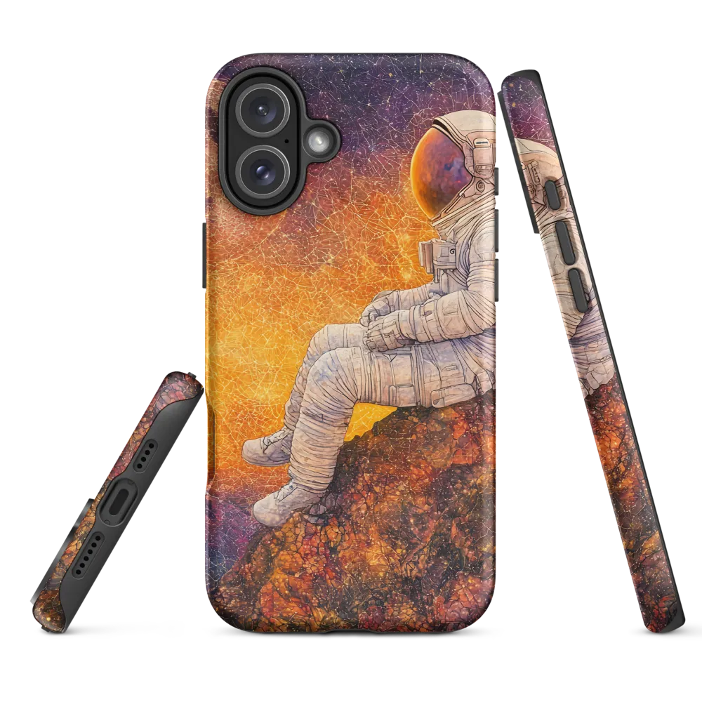 Cosmic Contemplation | Phone Case |  16 Plus | Tough Case | Matte