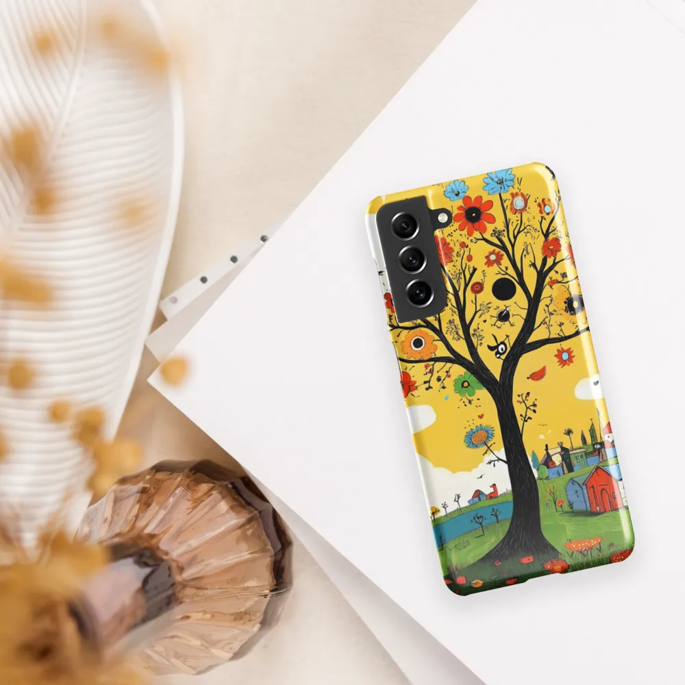 Whimsical Blooms of Life | Phone Case |  S21 | Snap Case | Glossy