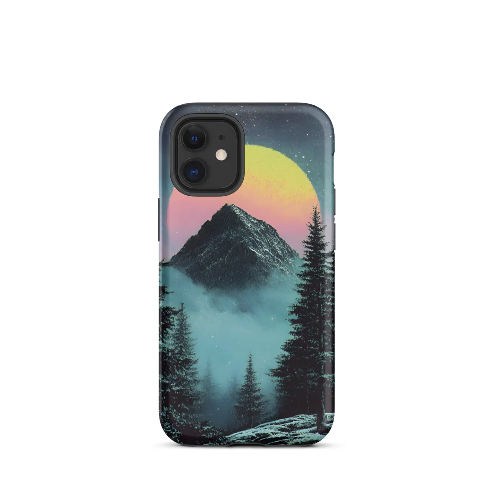 Ethereal Peaks Under Celestial Lights
