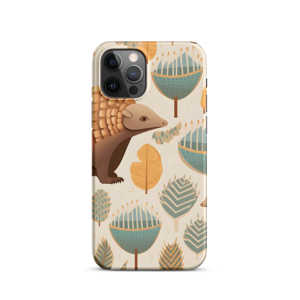 Pangolins in a Whimsical Habitat