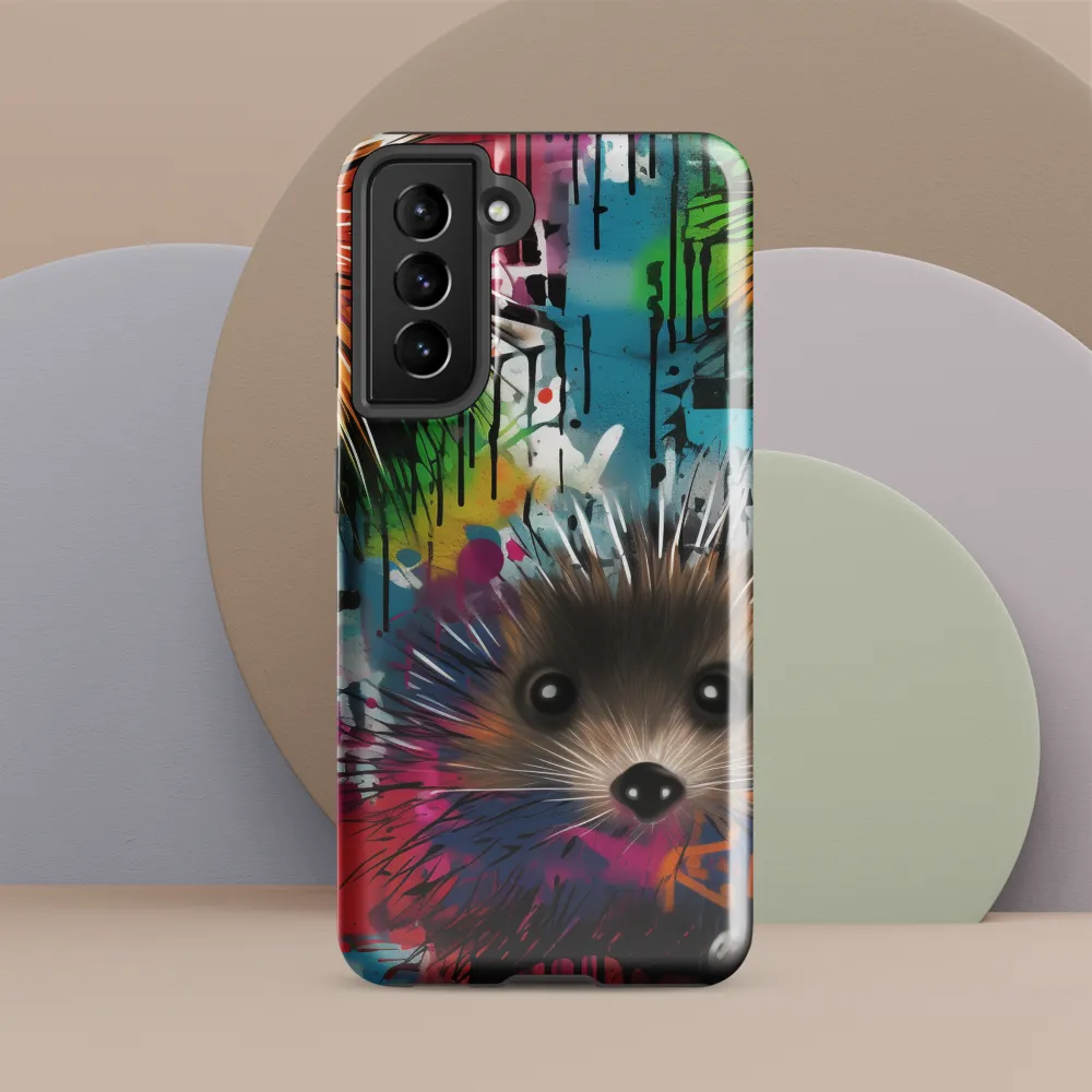 Whimsical Hedgehogs in a Kaleidoscopic Wonderland