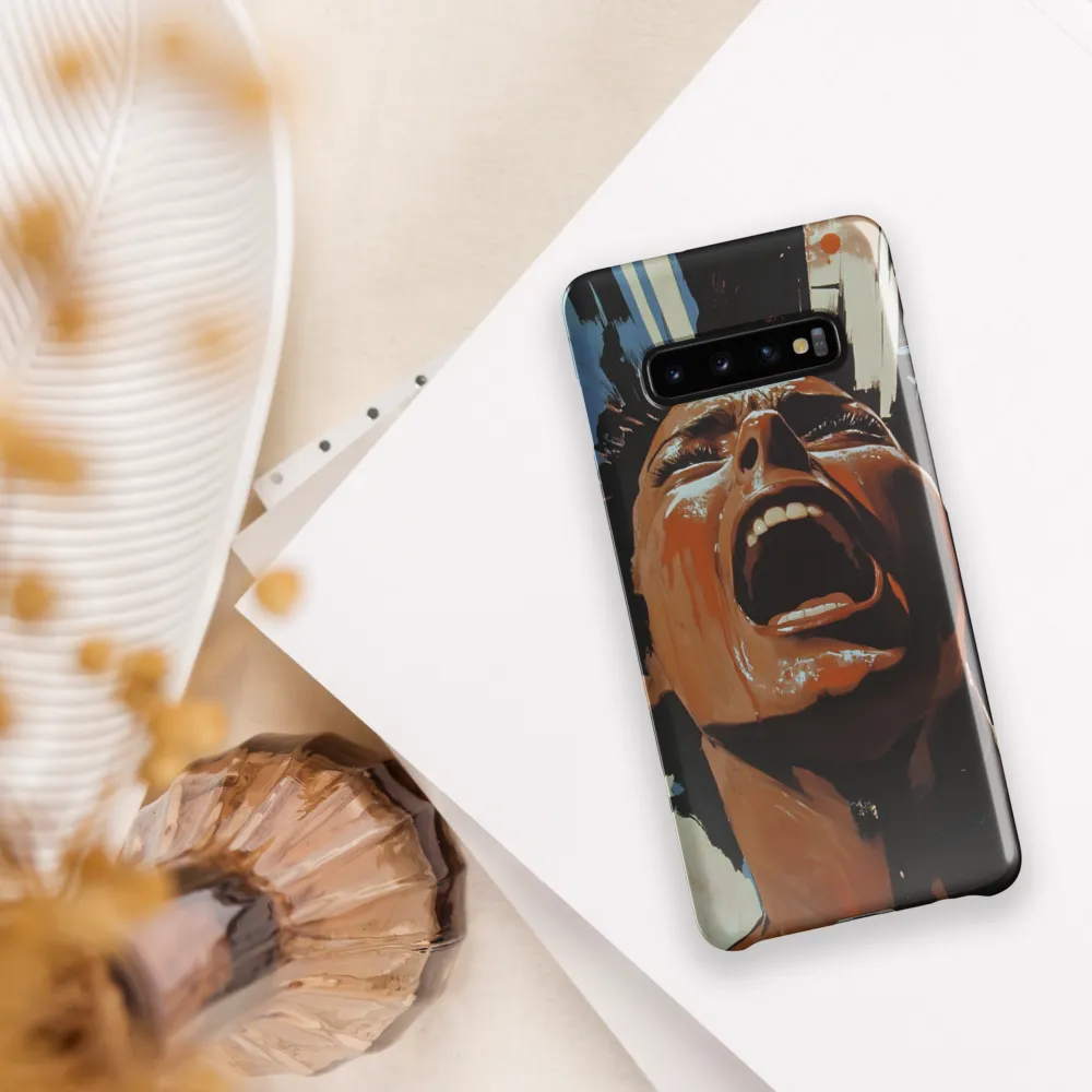 Raw Emotion: The Anguish Within | Phone Case |  S10 Plus | Snap Case | Glossy