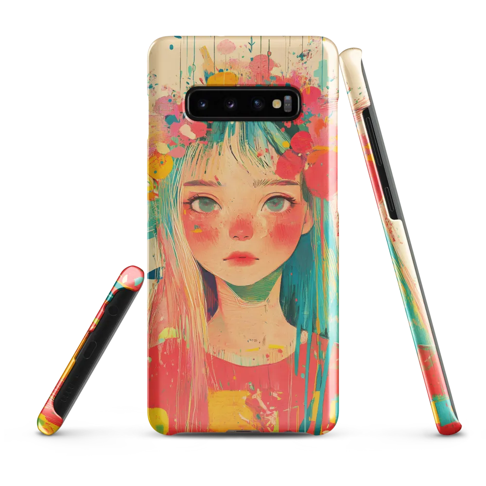 Whimsical Blossom | Phone Case |  S10 Plus | Snap Case | Glossy