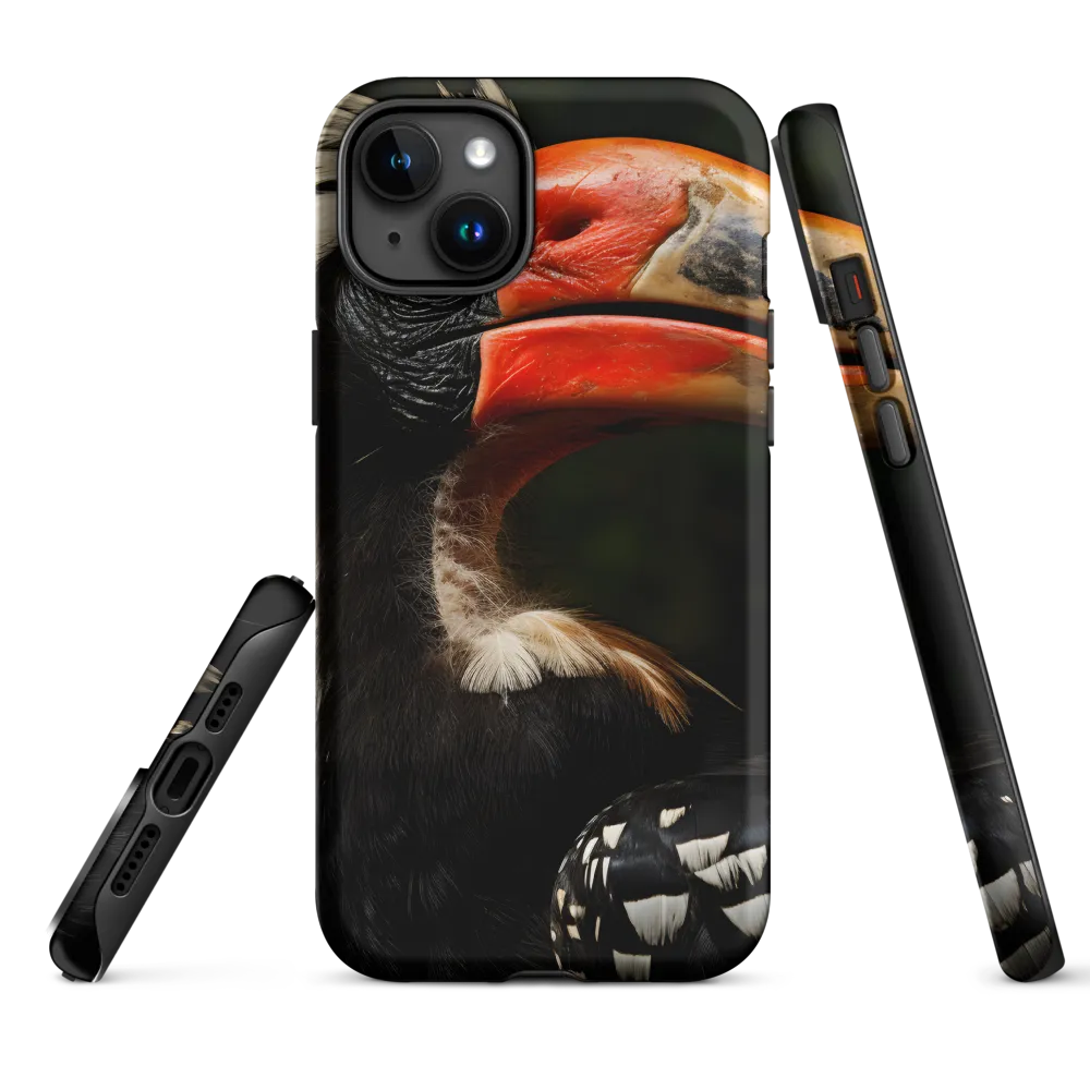 Majesty of the Hornbill | Phone Case |  15 Plus | Tough Case | Matte