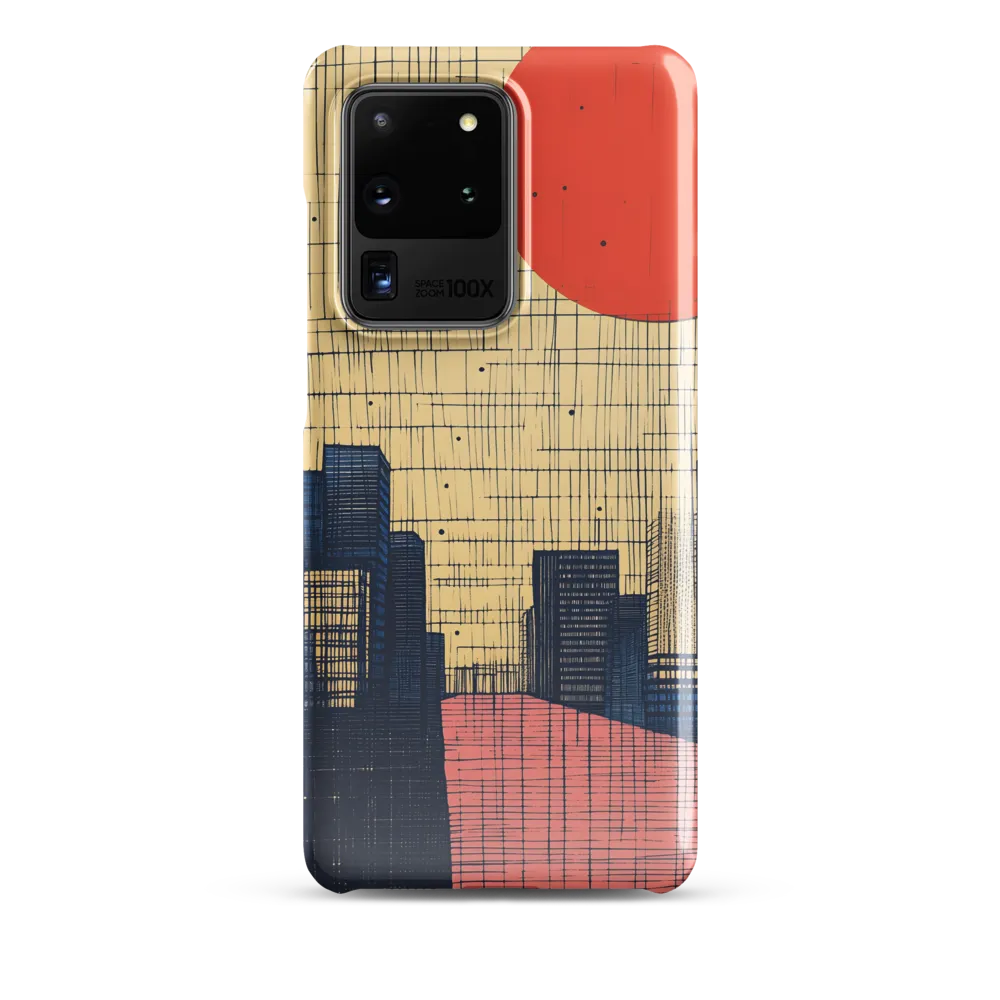 Urban Echoes: A Minimalist Cityscape