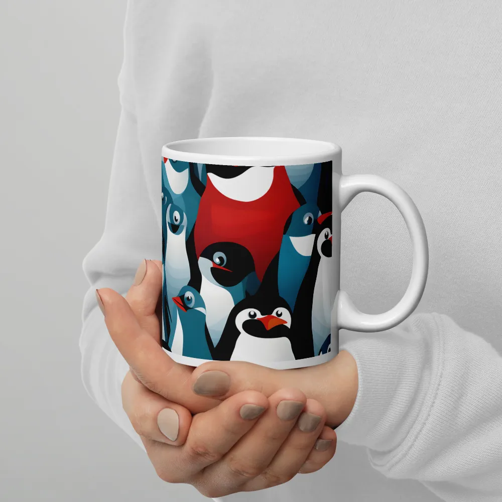 Penguin Parade | Mugs | Multiple Sizes & Colors