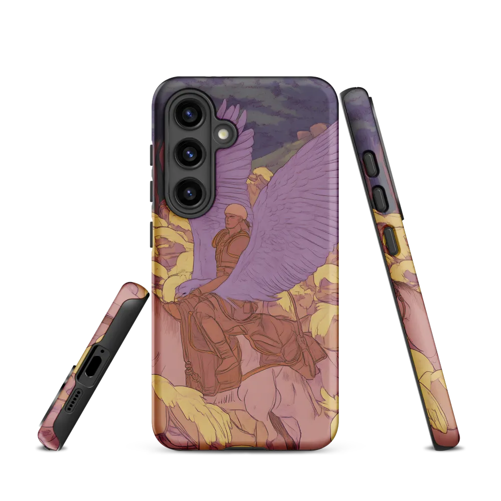 The Winged Guardian | Phone Case |  S24 | Tough Case | Matte