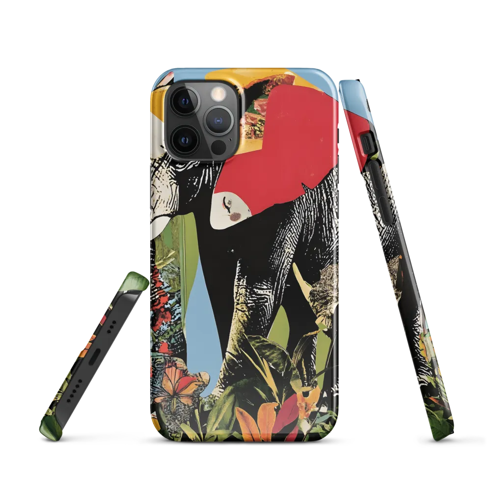 Harmony of Nature: The Elephant's Embrace | Phone Case |  12 Pro | Snap Case | Glossy