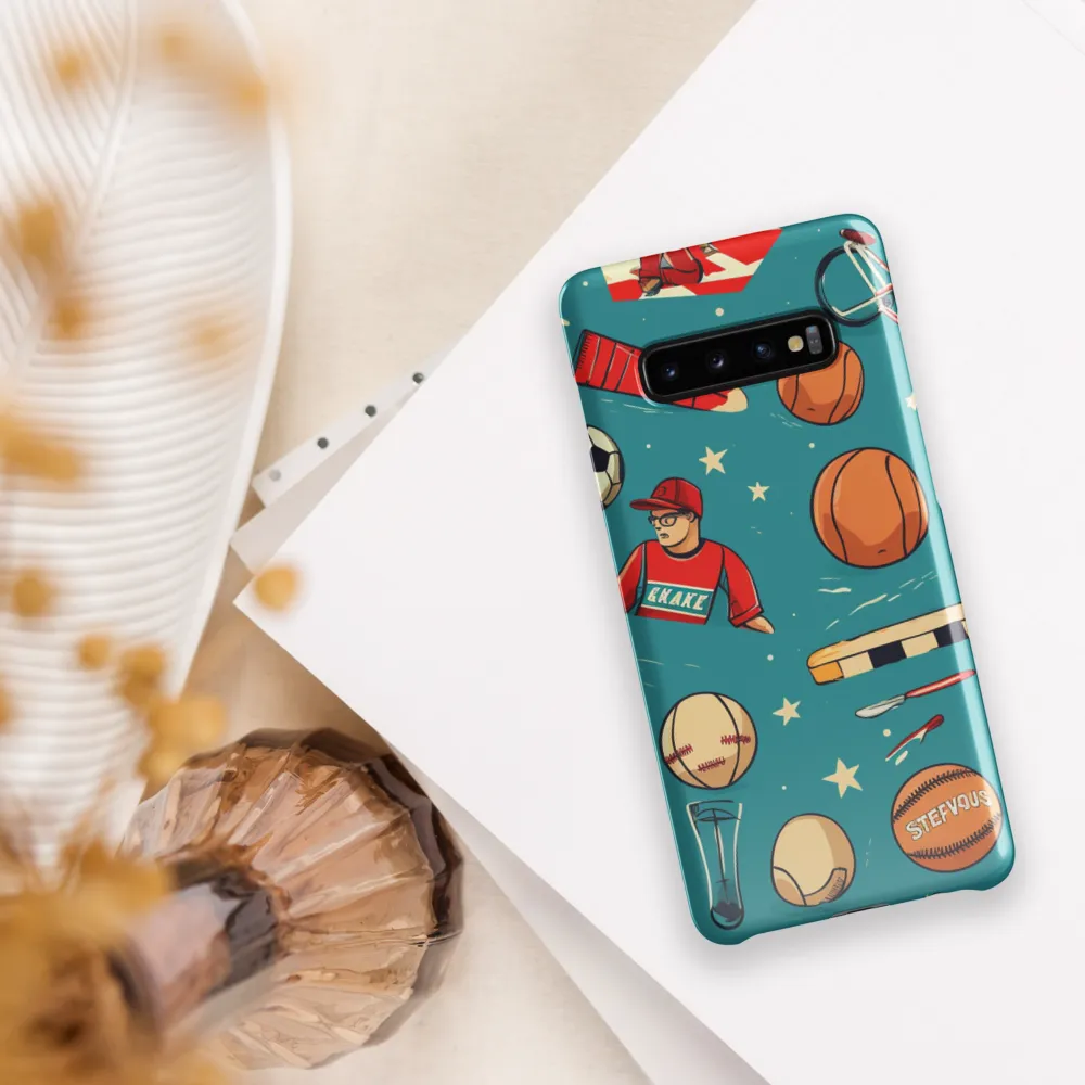 Playful Sports Medley | Phone Case |  S10 Plus | Snap Case | Glossy