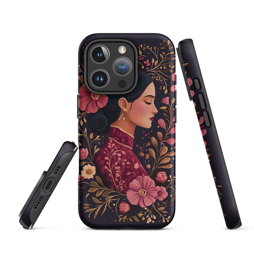 Portrait of Serenity | Phone Case |  16 Pro | Tough Case | Matte