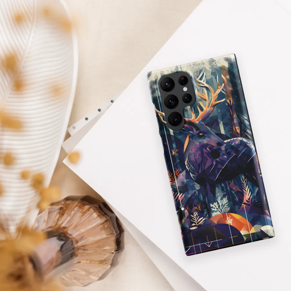 Majestic Serenity: A Geometric Forest Encounter