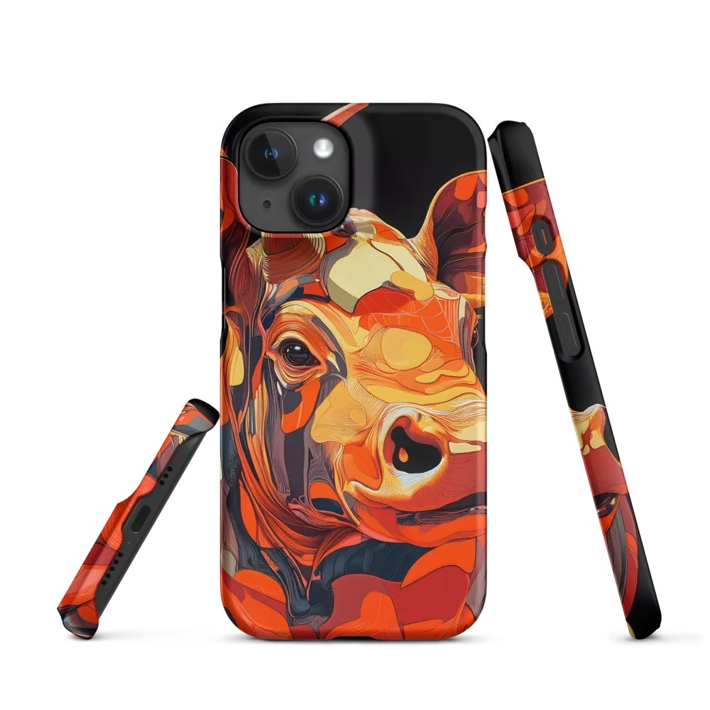 Modern Serenade: The Vibrant Cow