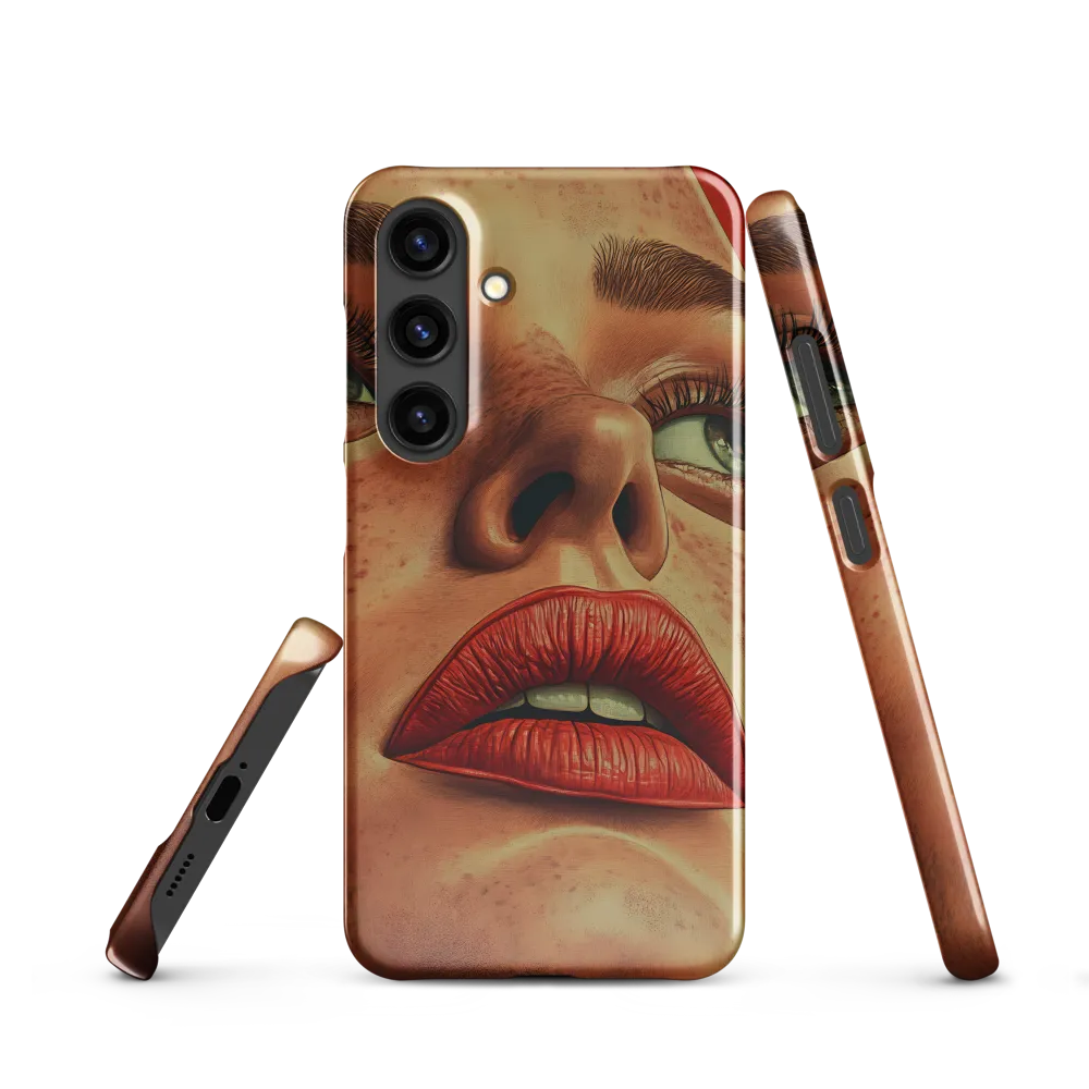 Red Intensity: A Portrait of Elegance