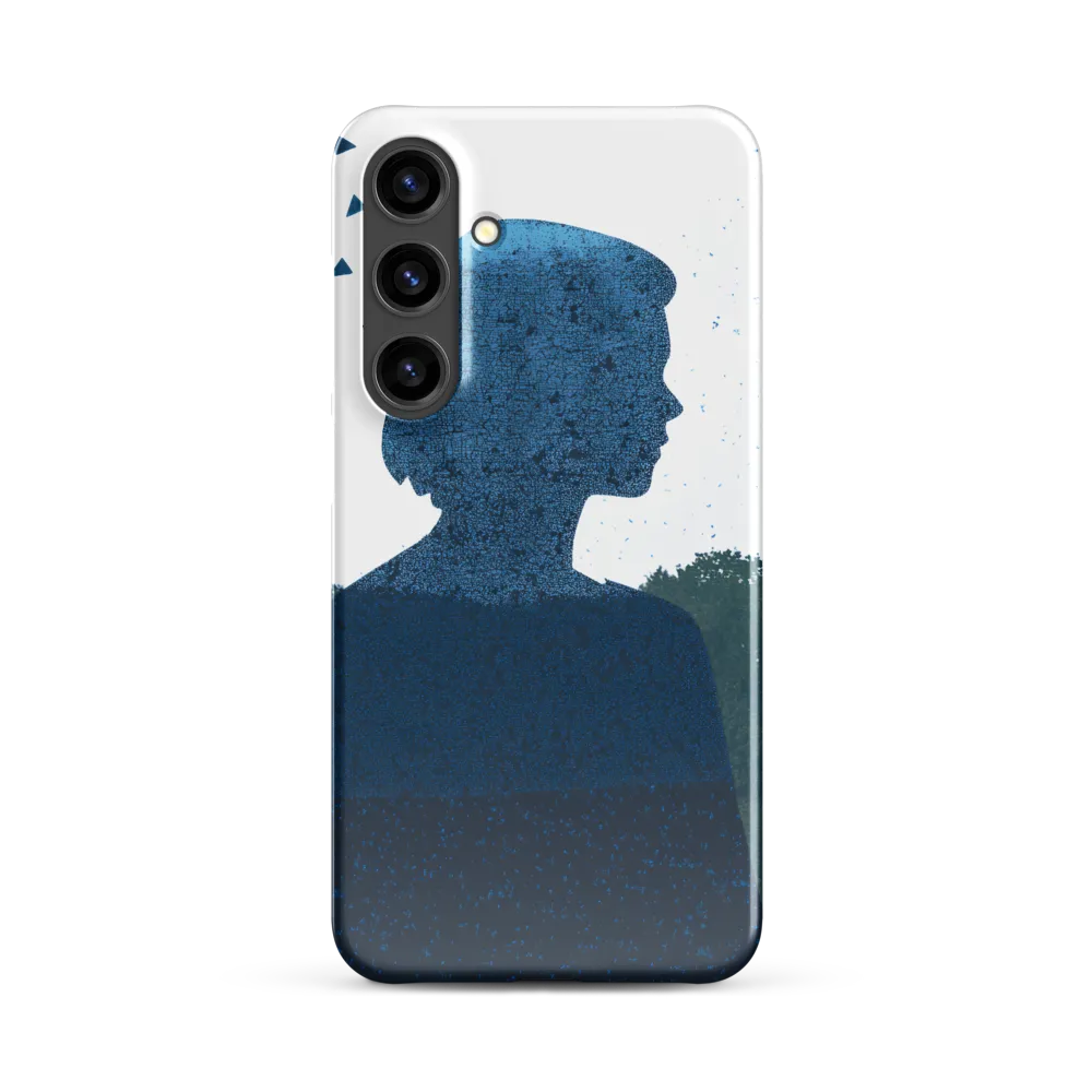 Blue Contemplation | Phone Case |  S24 Plus | Snap Case | Glossy