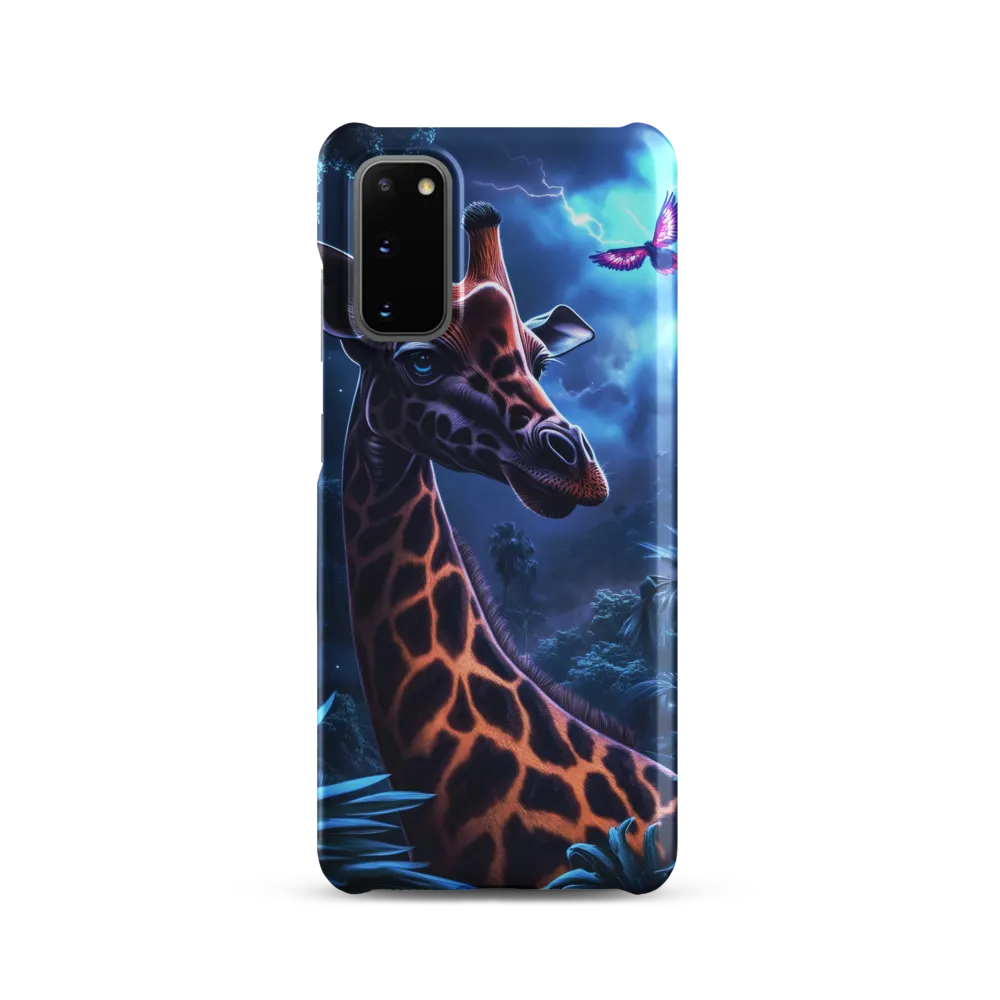 Mystical Giraffe in Twilight Jungle