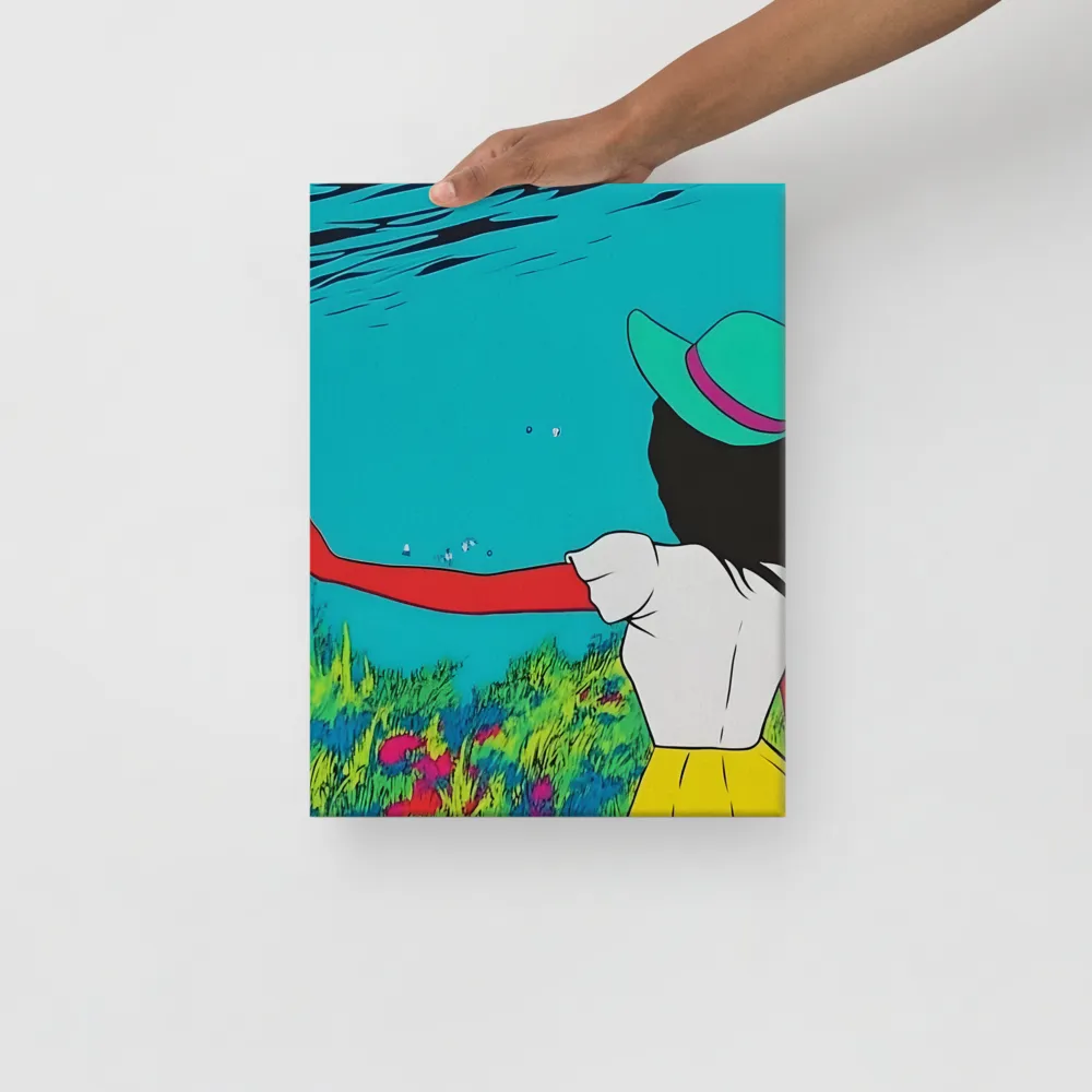 Whimsical Encounter | Canvas | 12″×16″