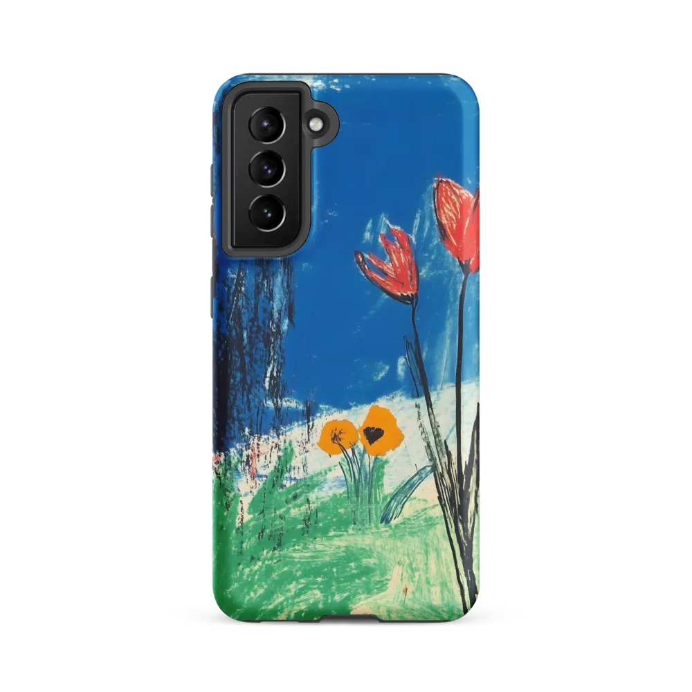 Joyful Blossoms in Blue