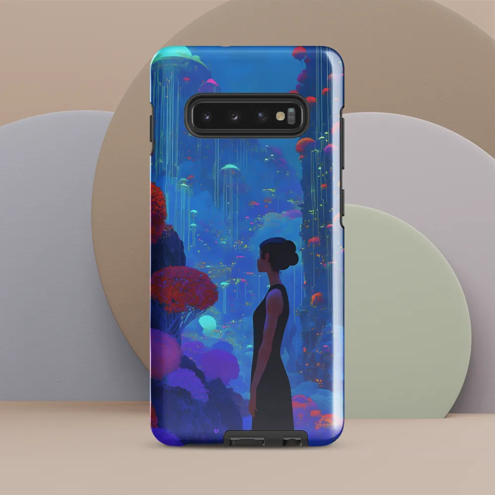 Whispers of Bioluminescence | Phone Case |  S10 Plus | Tough Case | Glossy