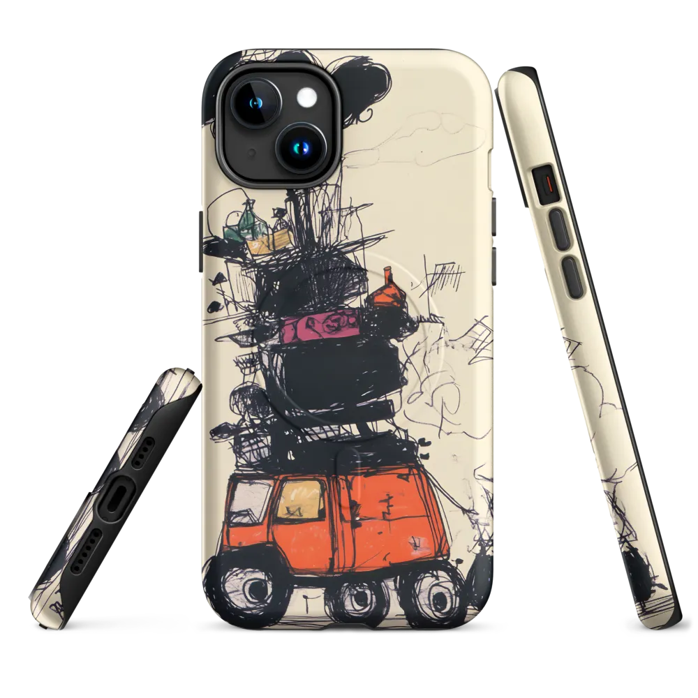 The Whimsical Hauler | Phone Case |  15 Plus | MagSafe® Tough Case | Matte