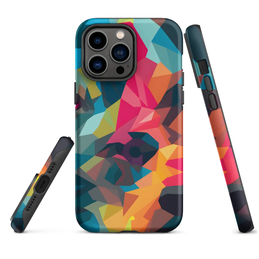 The Colorful Essence of Bears | Phone Case |  14 Pro Max | Tough Case | Matte