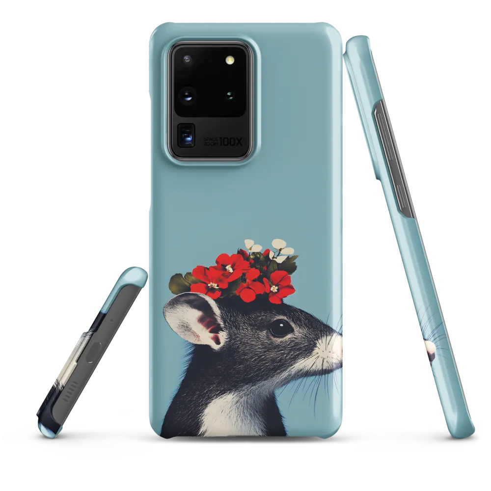 Whimsical Flora: A Mouse's Floral Crown