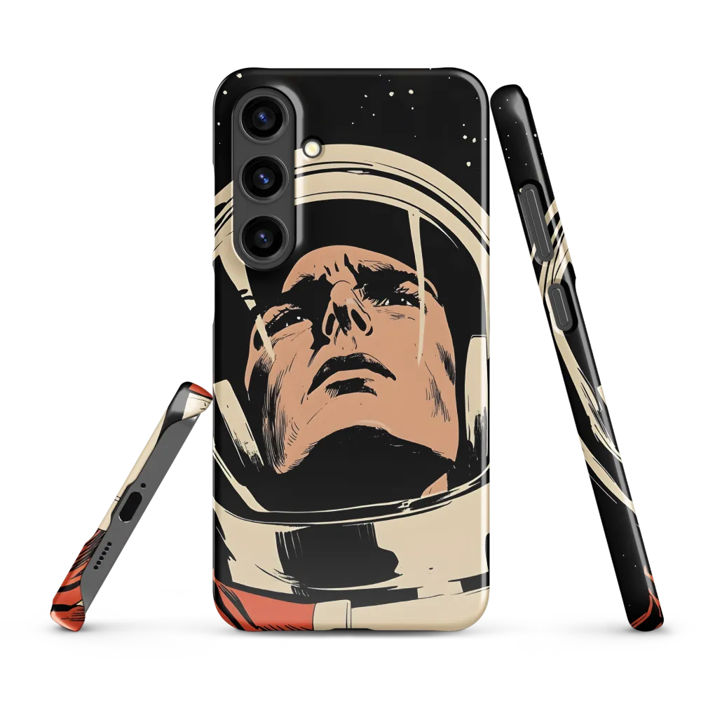 Gaze of the Astronaut | Phone Case |  S24 Plus | Snap Case | Glossy