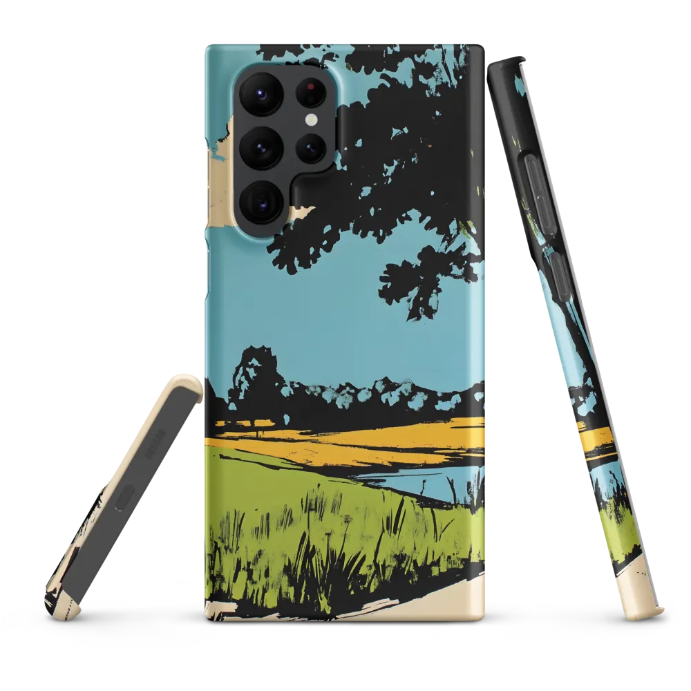 Vibrant Landscape in Pop Art Style