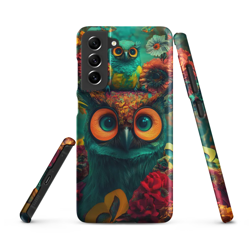 Majestic Harmony: The Floral Owl