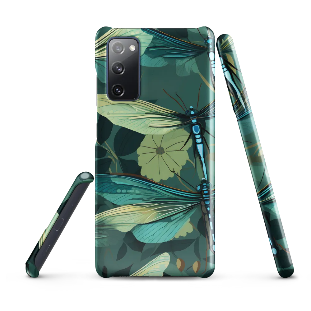 Whispers of Nature: Dragonflies in Harmony | Phone Case |  S20 FE | Snap Case | Glossy