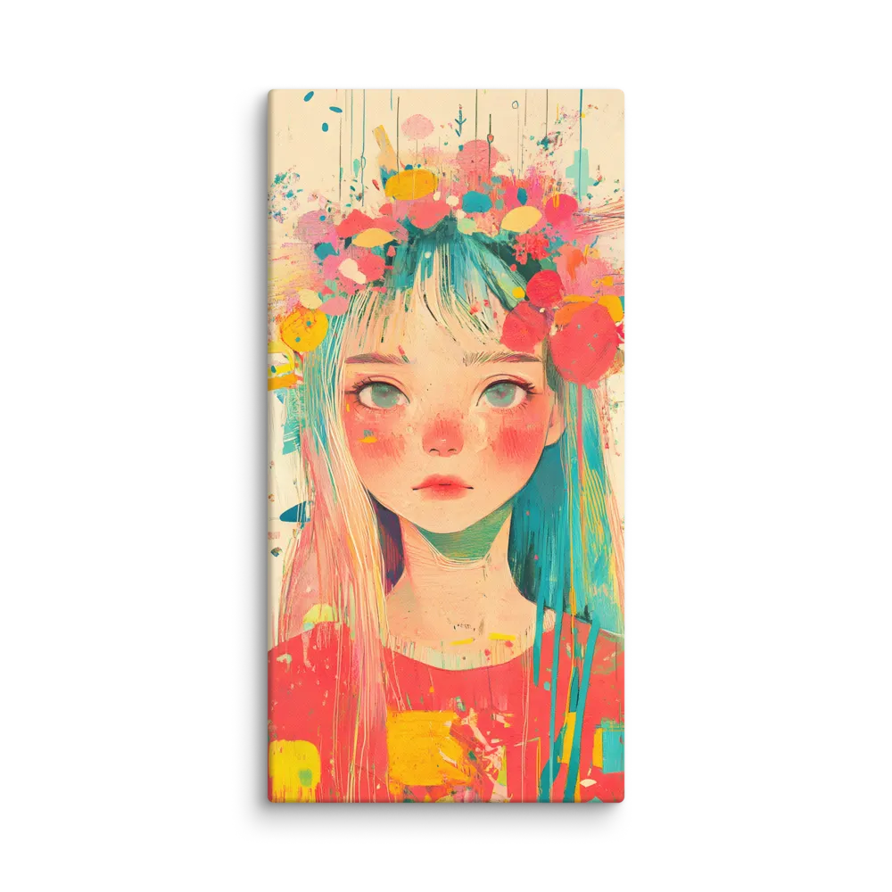 Whimsical Blossom | Canvas | 16″×32″