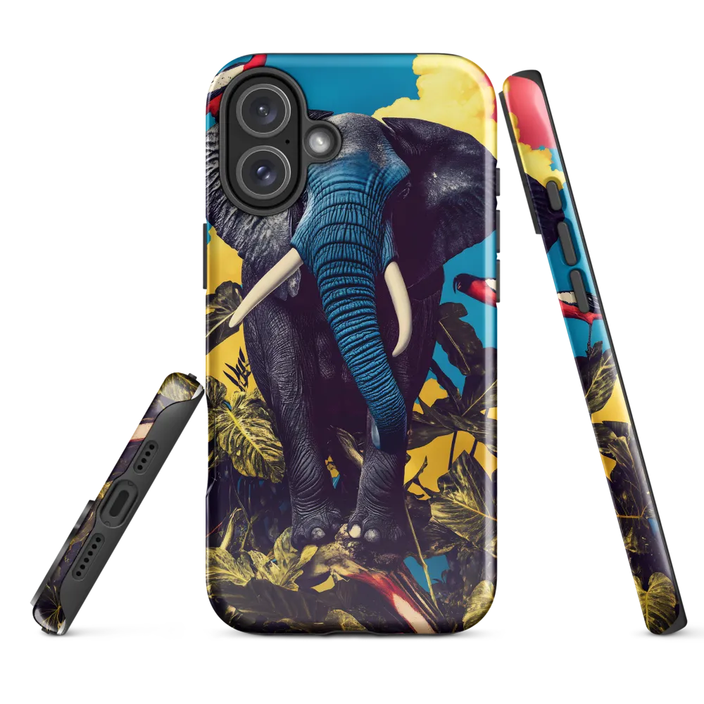 Elephant Dreams in Vibrant Colors | Phone Case |  16 Plus | Tough Case | Glossy