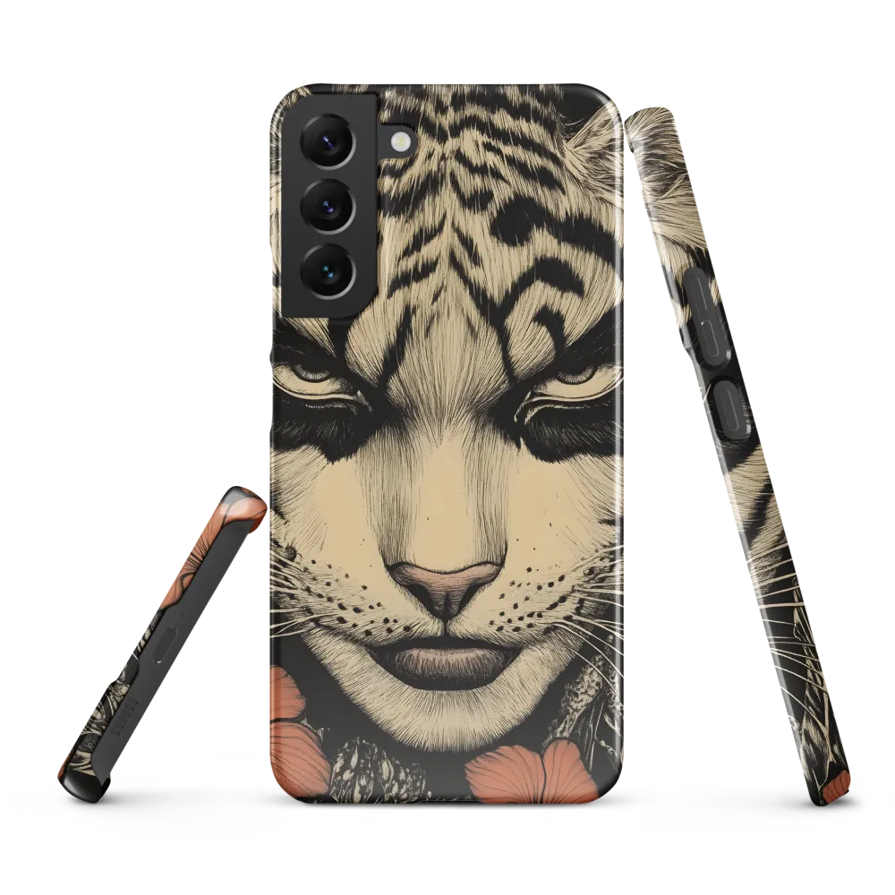 Feline Majesty: The Human-Leopard Connection | Phone Case |  S22 Plus | Snap Case | Glossy
