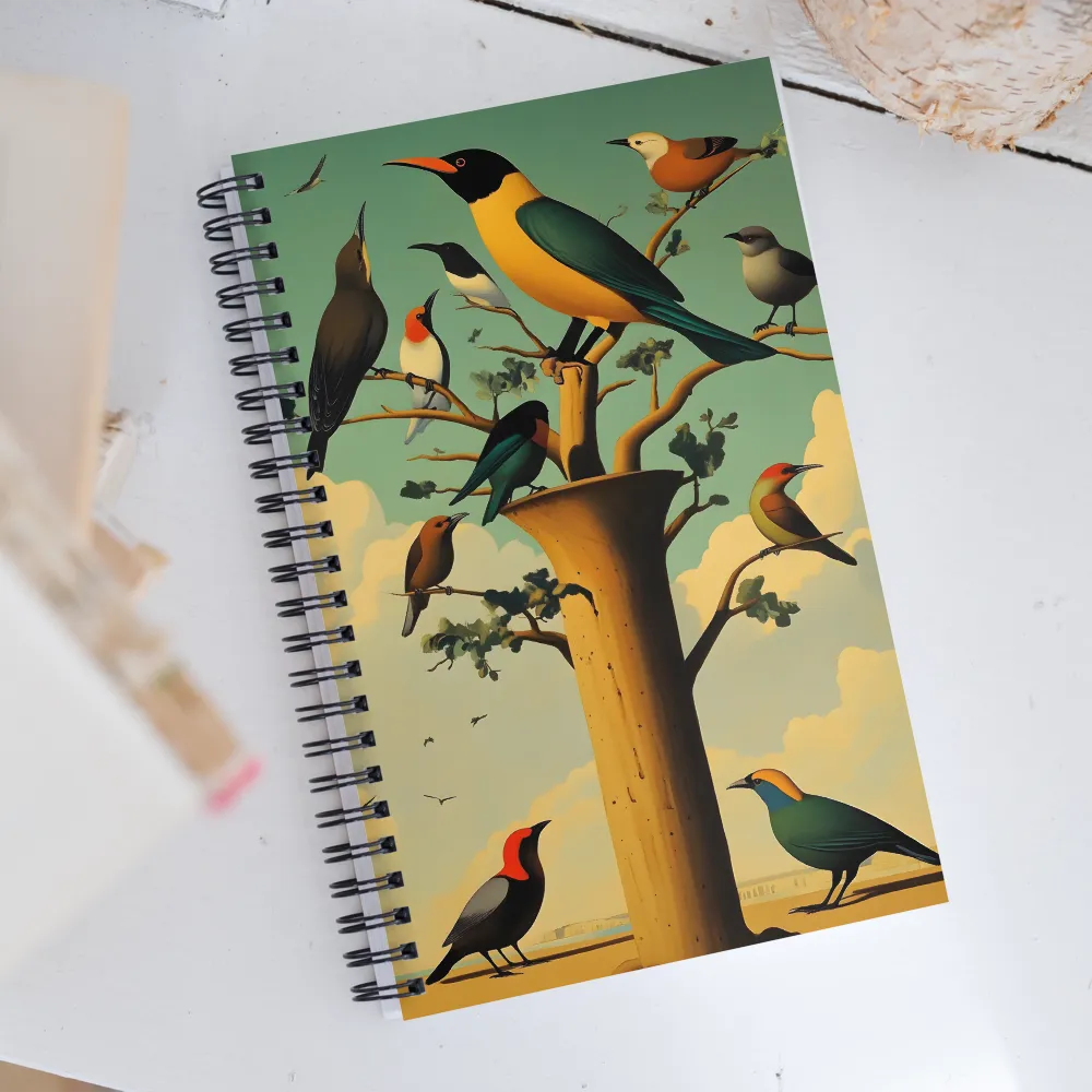 Avian Harmony | Spiral Notebook