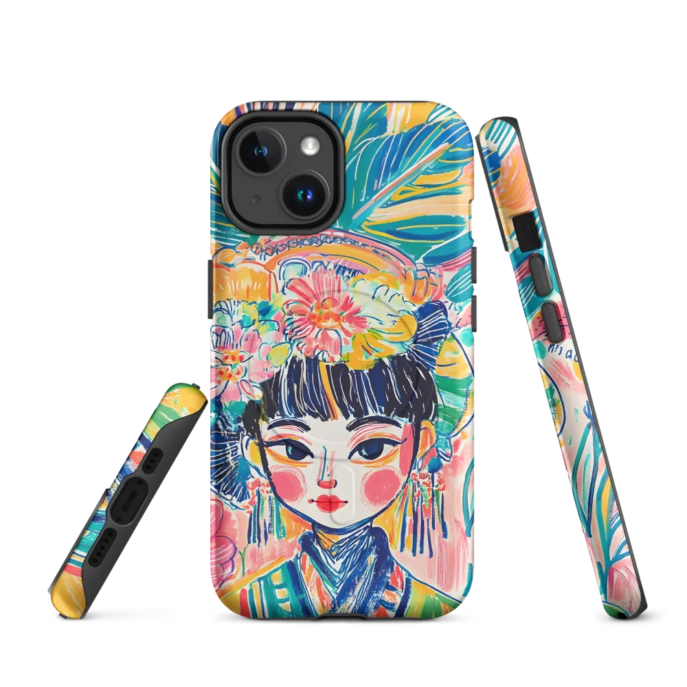 Blossoming Serenity | Phone Case |  14 | MagSafe® Tough Case | Matte