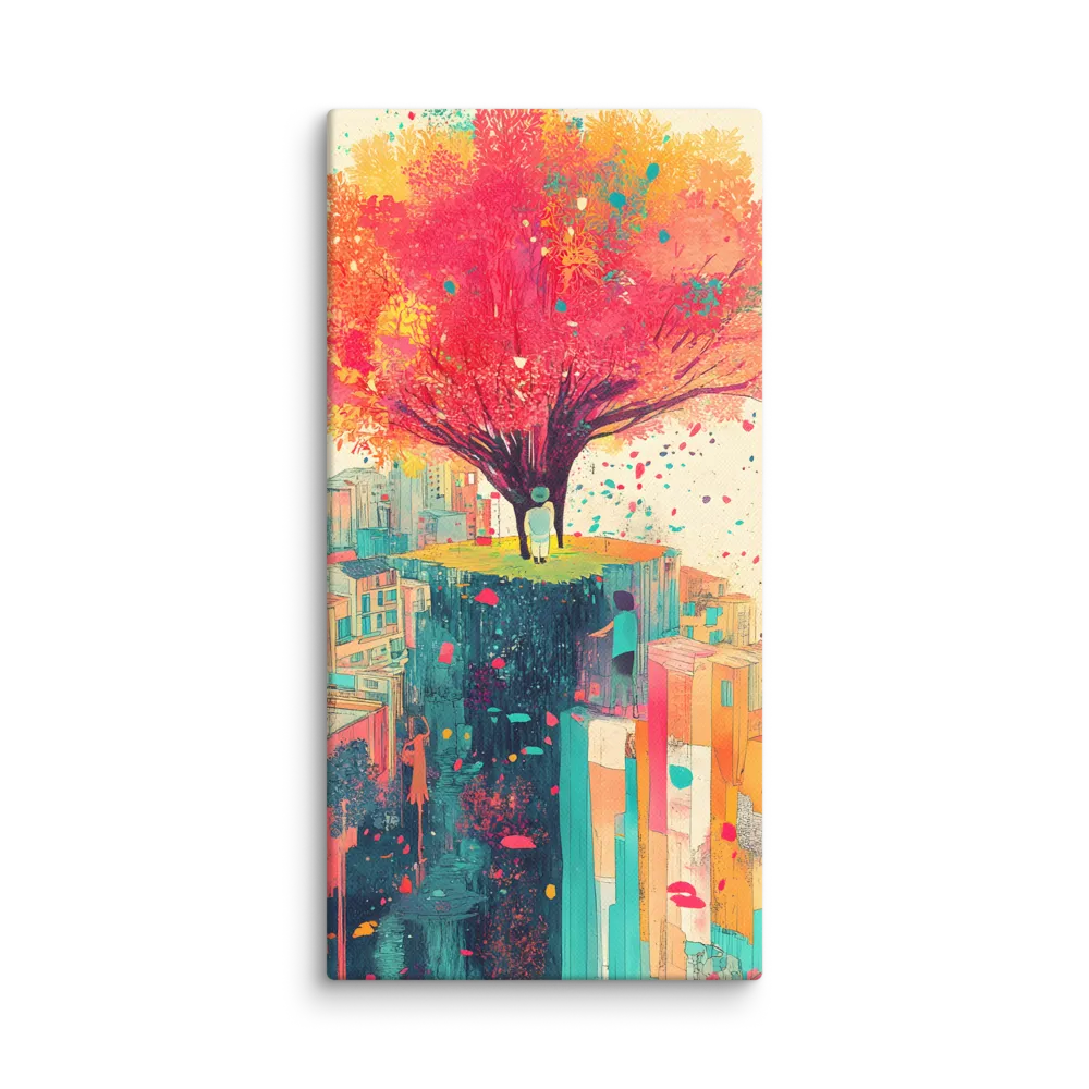 Whispers of Urban Dreams | Canvas | 10″×20″