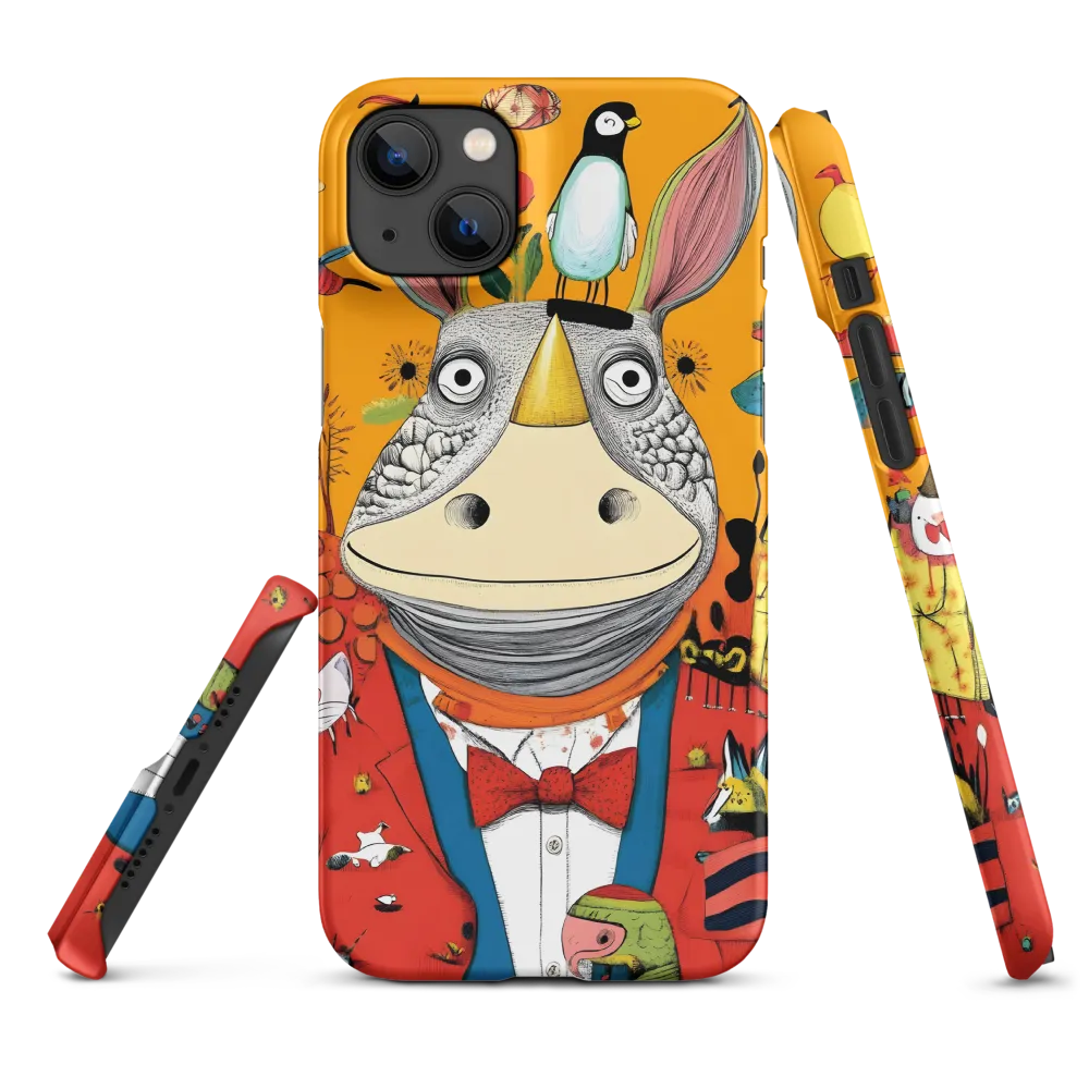 Whimsical Rhinoceros: A Playful Encounter