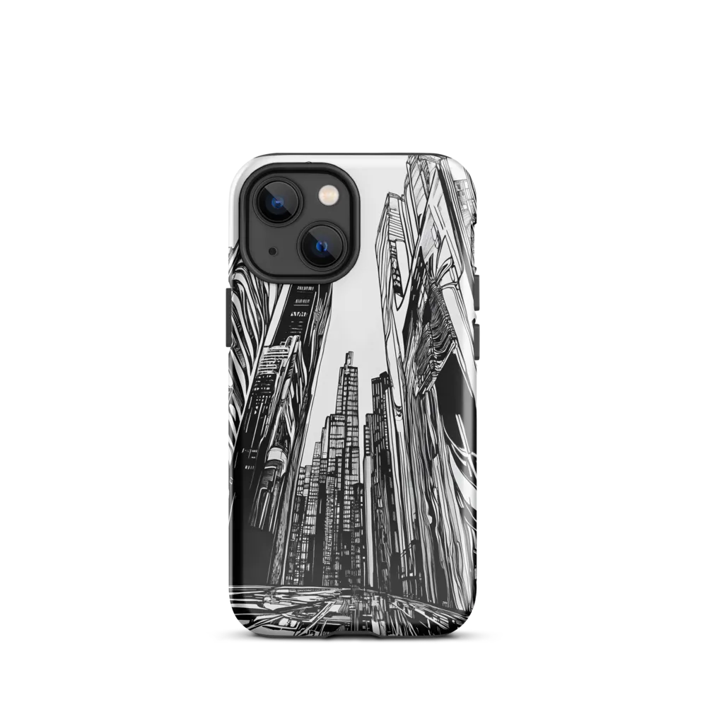 Urban Echoes: A Line Art Journey