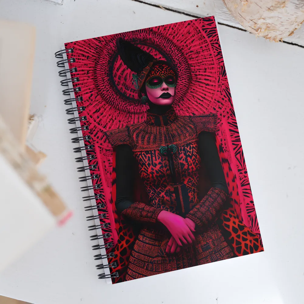 The Mask of Mystique | Spiral Notebook