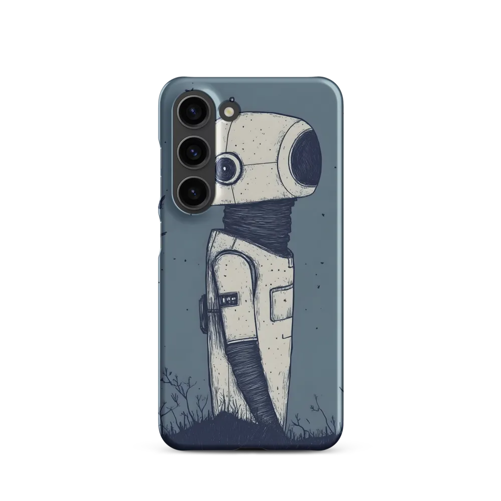 Contemplative Robot in a Barren Landscape