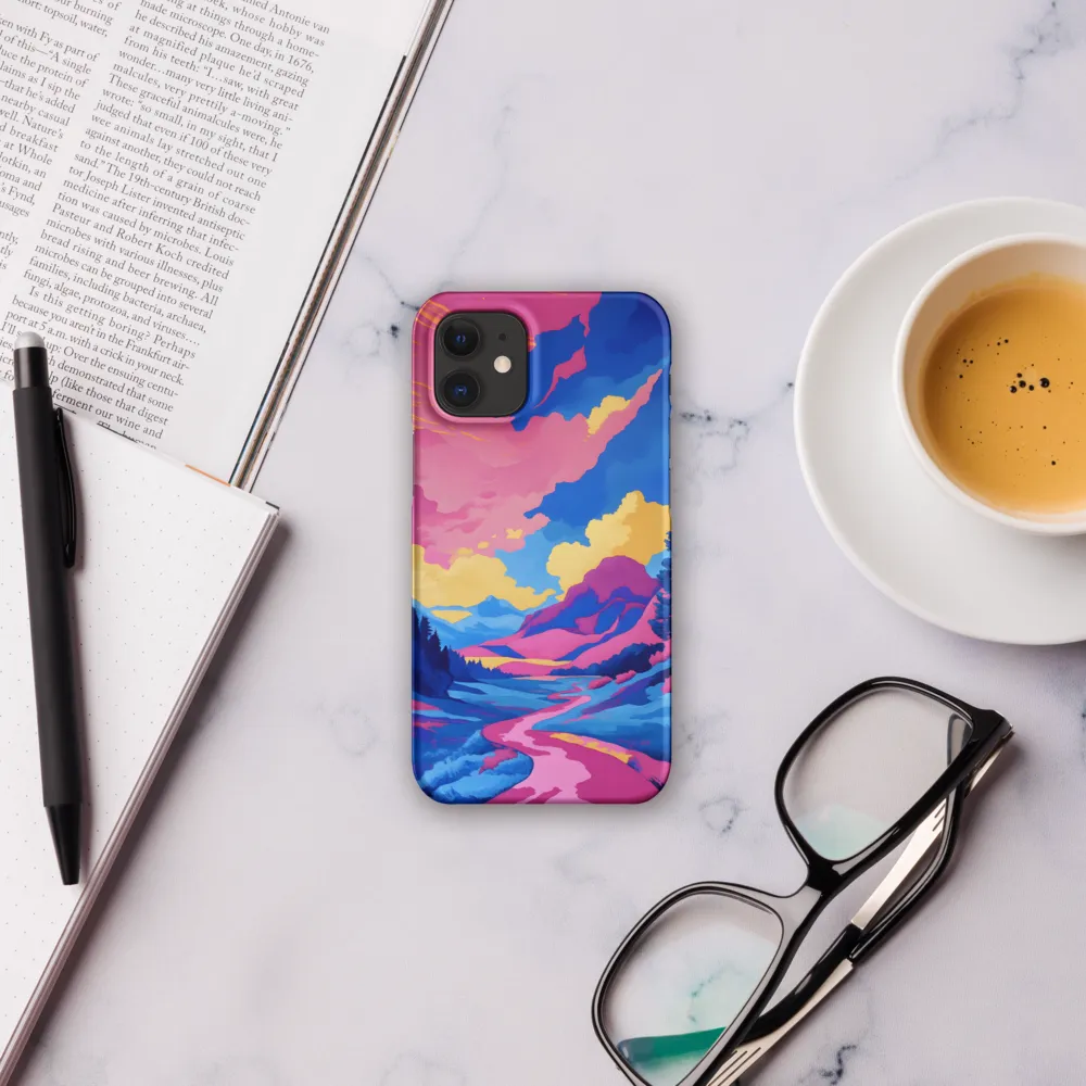 Dreamscape: The Serene River | Phone Case |  12 Mini | Snap Case | Matte