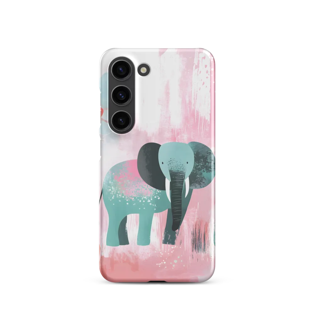 Whimsical Elegance: An Elephant's Serenade | Phone Case |  S23 | Snap Case | Matte