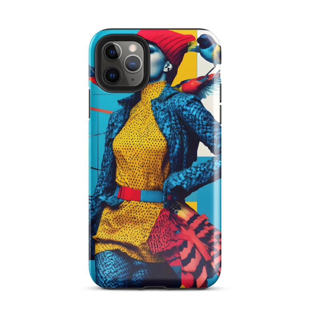 Vibrant Fusion of Nature and Fashion | Phone Case |  11 Pro Max | Tough Case | Glossy