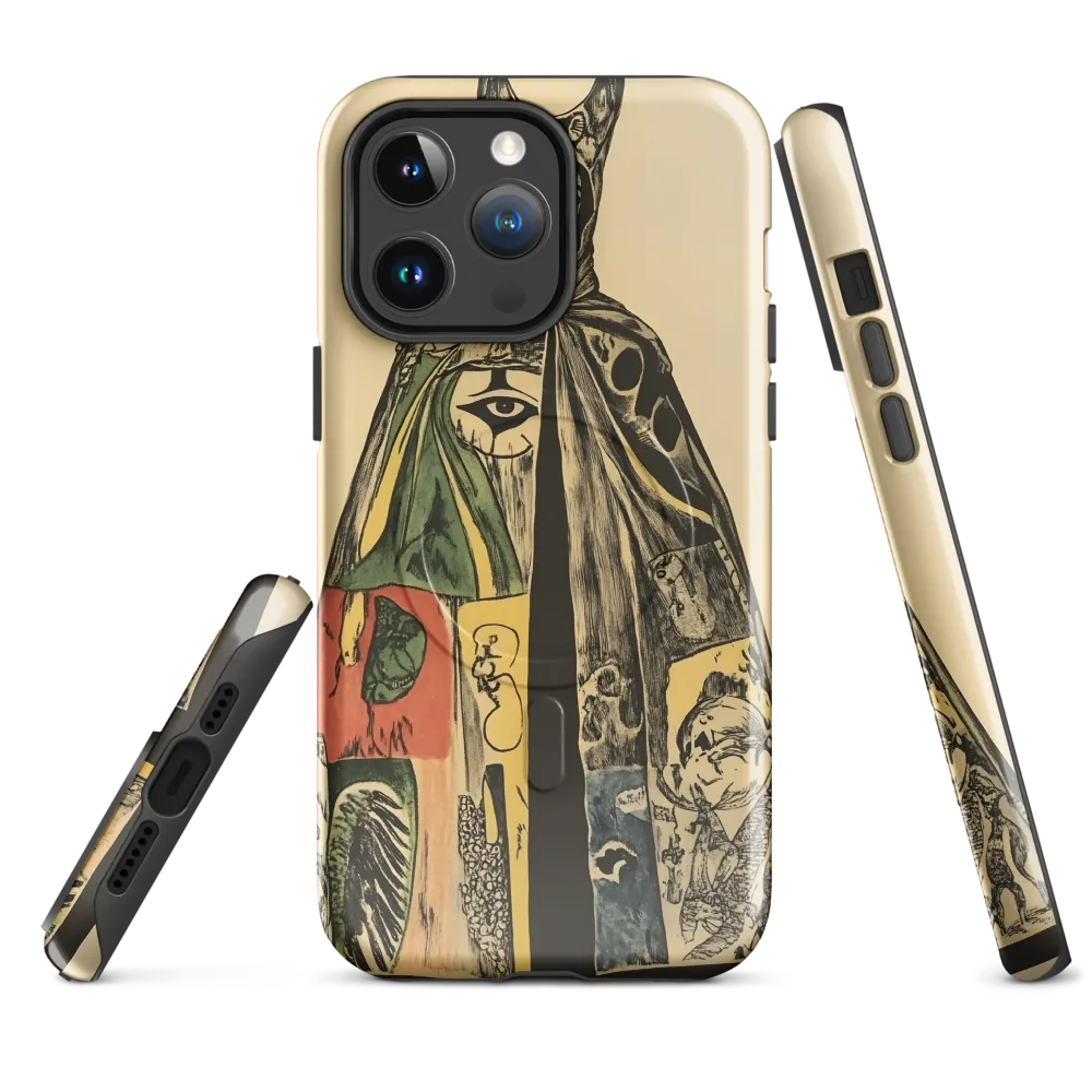 Mystical Cloak of Symbols | Phone Case |  14 Pro Max | MagSafe® Tough Case | Glossy