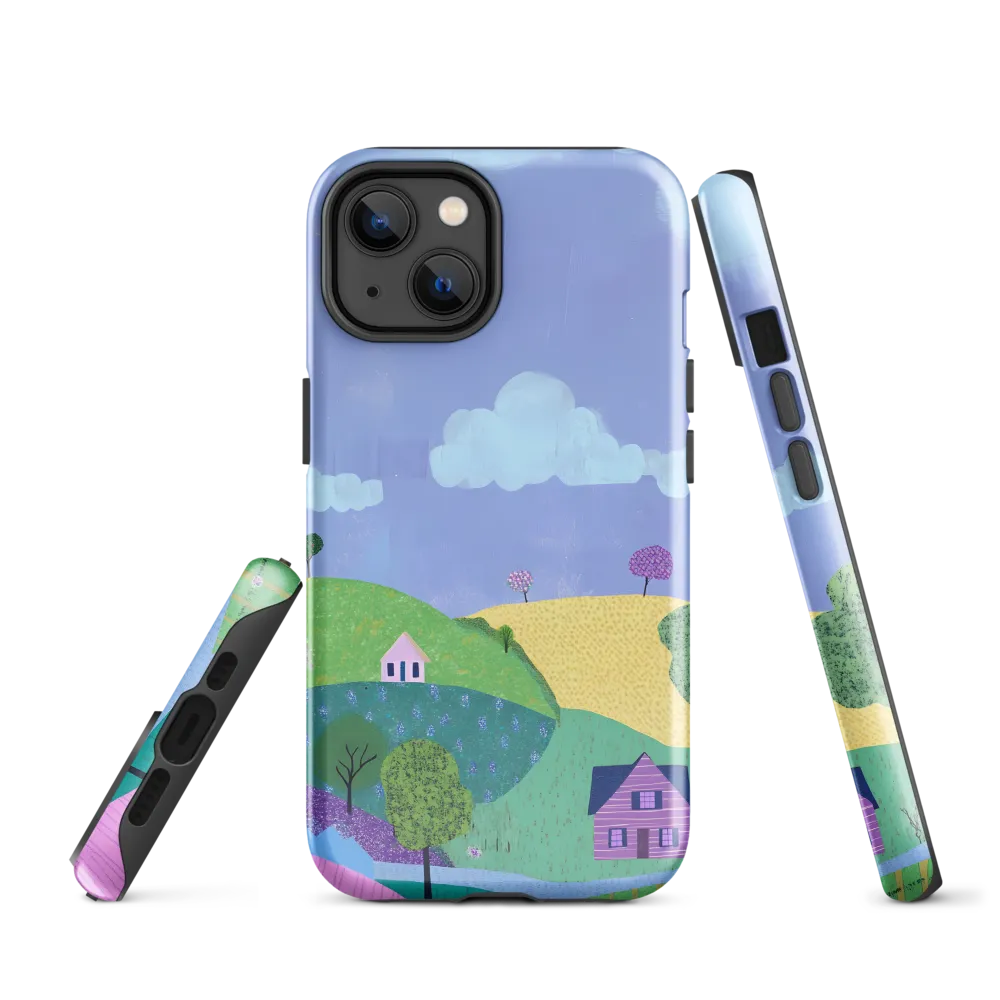 Whimsical Hills and Quaint Homes
