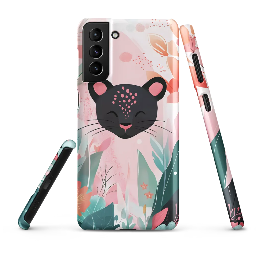 Whimsical Panther in Bloom