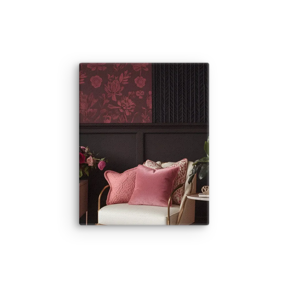 Elegance in Contrast: A Modern Interior Design | Thin Canvas | 8″×10″
