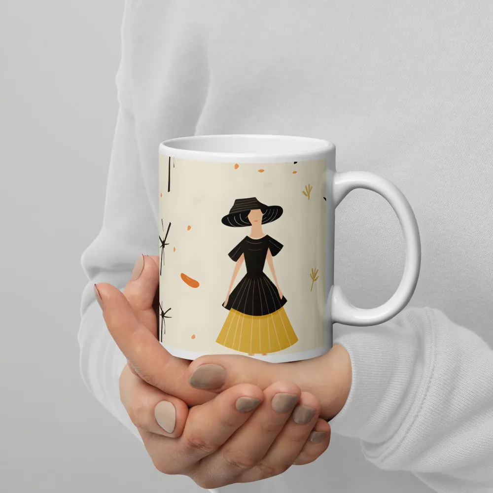 Whimsical Patterns of Nature and Femininity | Mugs | Multiple Sizes & Colors