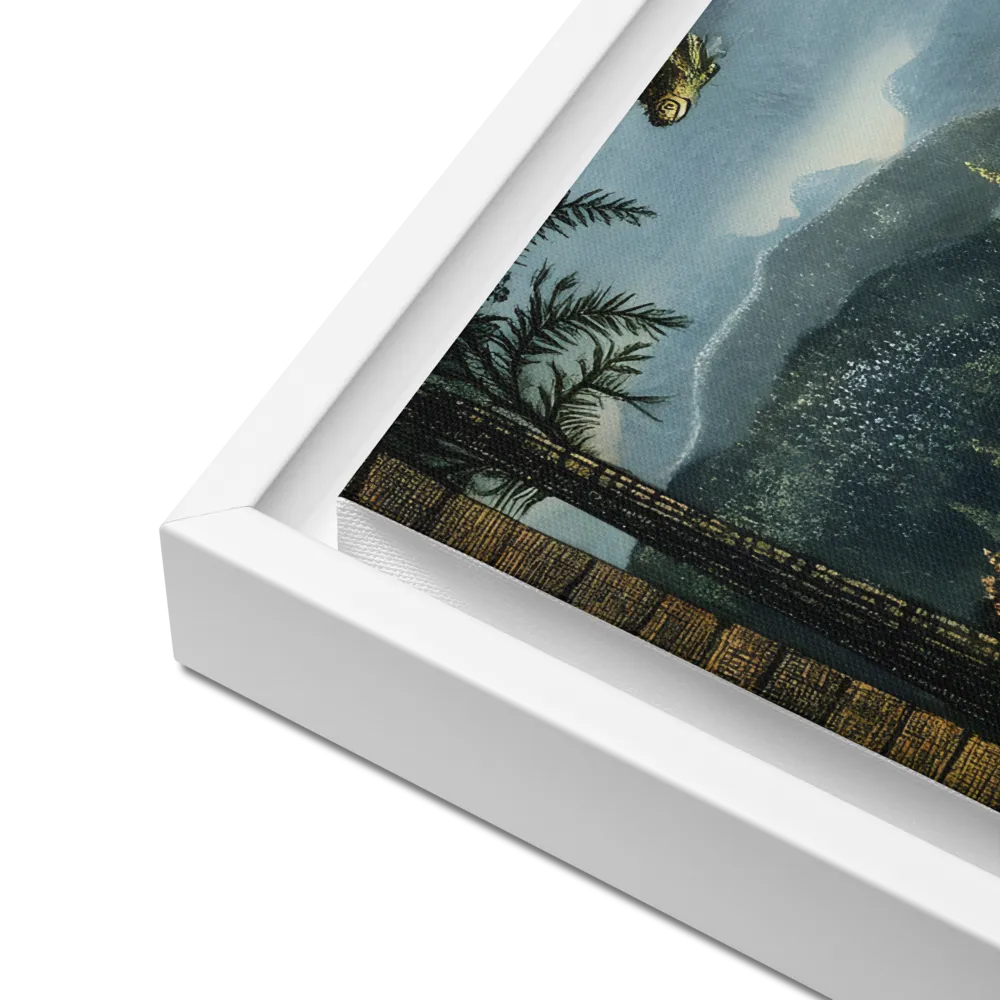 Whispers of the Enchanted Forest | Canvas with White Frame | 12″×16″