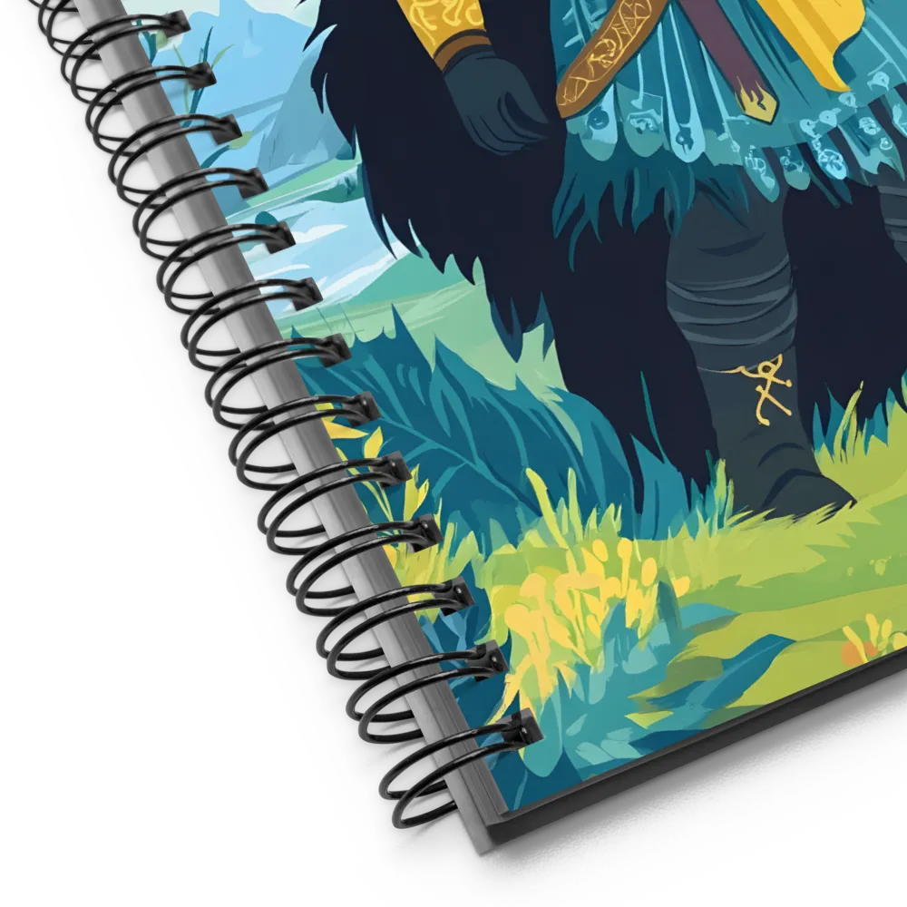 The Majestic Guardian | Spiral Notebook